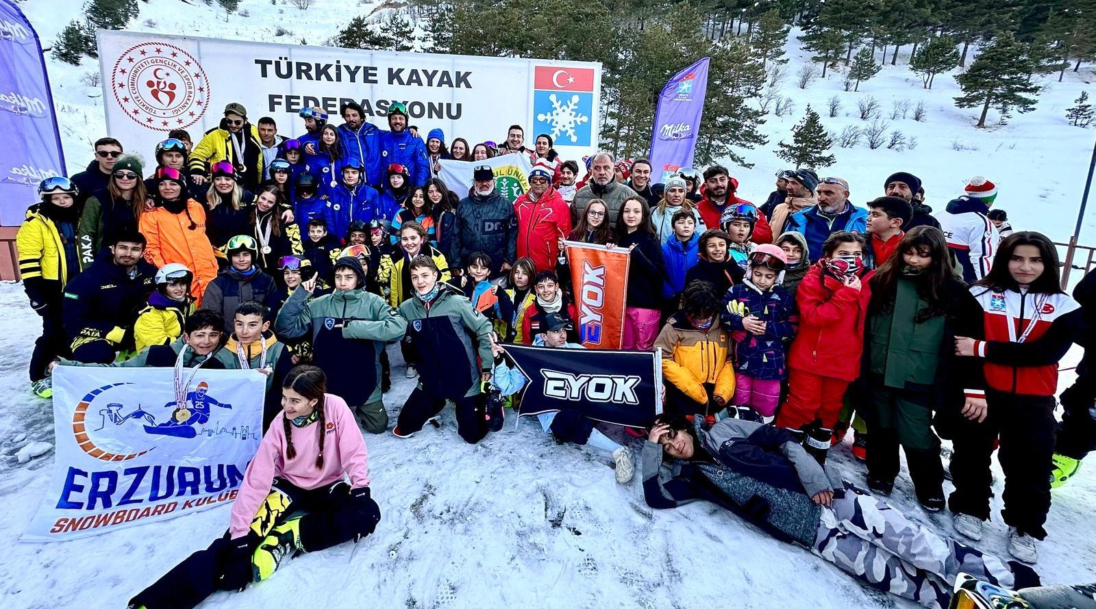 SNOWBOARD 1. ETAP YARIŞMASI TAMAMLANDI