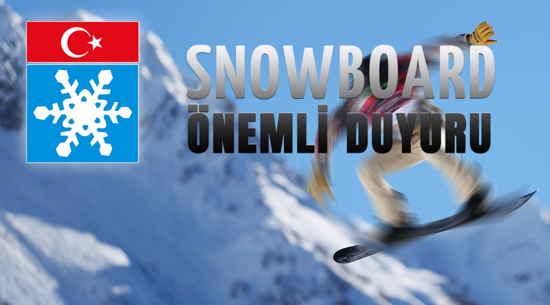 Federasyonumuzun 2026 yılı faaliyet programında yer alan Snowboard Türkiye Şampiyonası 9-11 mart tarihlerinde Erzurum/Palandöken'de yapılacaktır. Söz konusu yarışmaların görevli listesi ve Reglamanı ektedir.